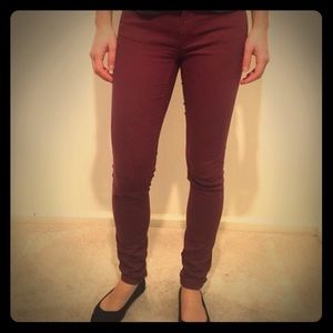 H&M Burgundy pants